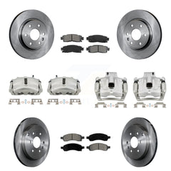 Transit Auto KC8-101228S Disc Brake Kit for 2007-2017 GMC Acadia Limited, Chevrolet Traverse, Buick Enclave & more - Front and Rear product image