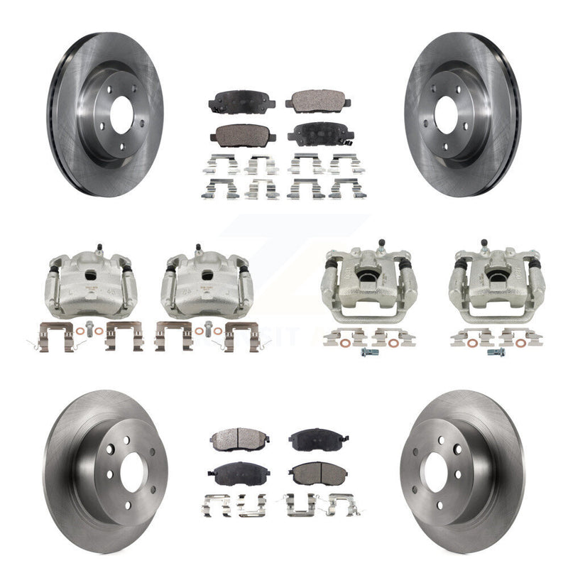 Transit Auto KC8-101230P Disc Brake Kit for 2007-2010 Nissan Altima - Front and Rear product image