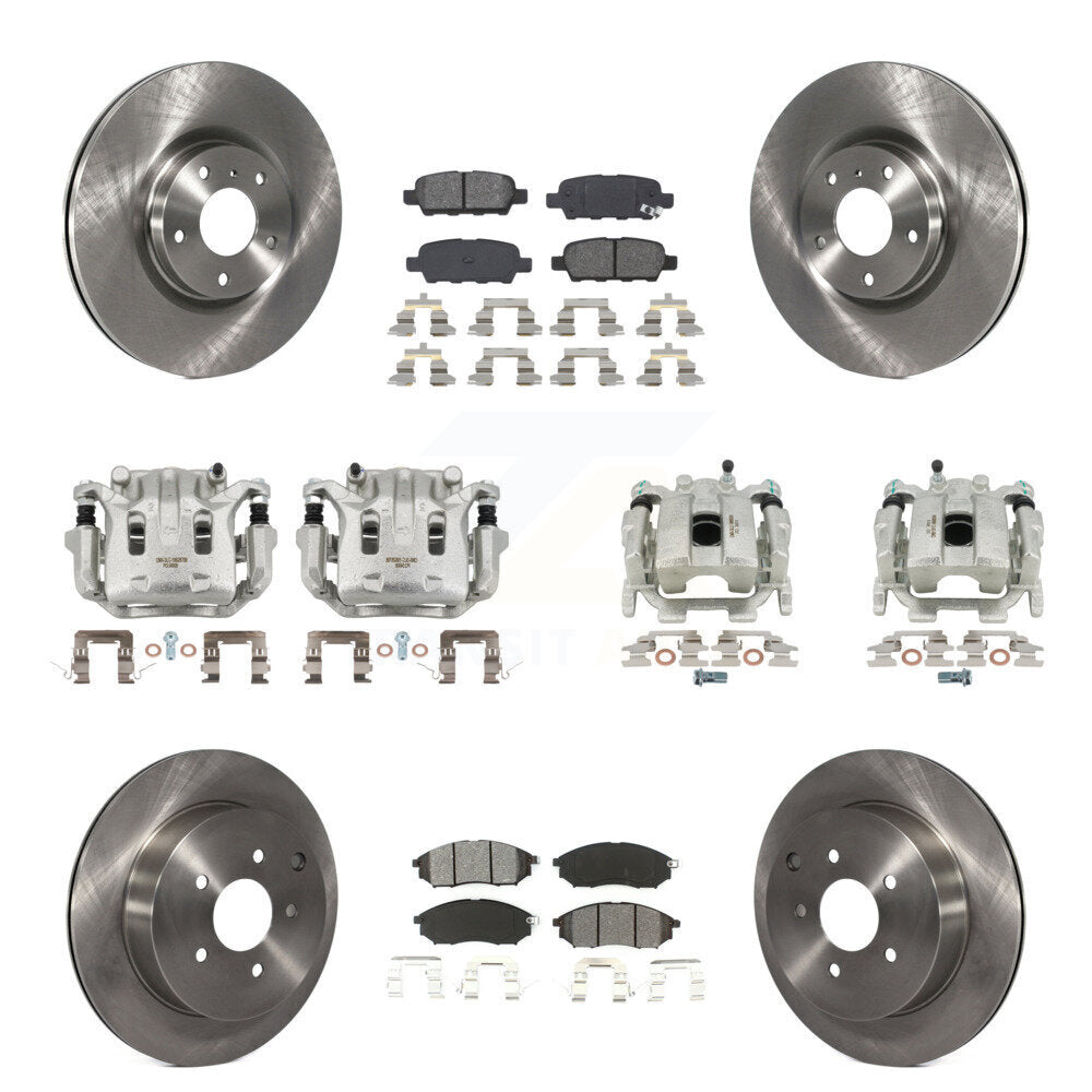 Transit Auto KC8-101230S Disc Brake Kit for 2011-2017 INFINITI QX70, Nissan Murano - Front and Rear product image