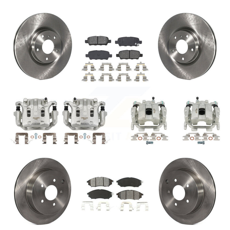 Transit Auto KC8-101230S Disc Brake Kit for 2011-2017 INFINITI QX70, Nissan Murano - Front and Rear product image