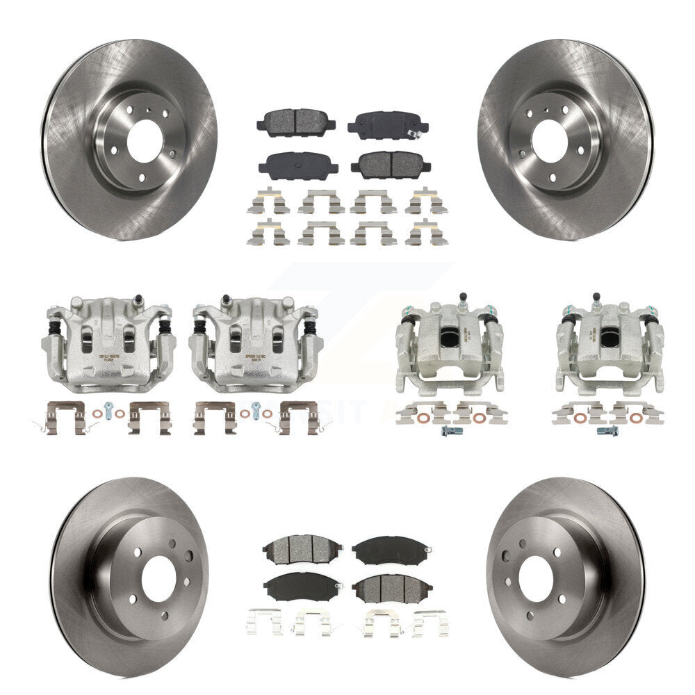 Transit Auto KC8-101233S Disc Brake Kit for 2010-2015 INFINITI Q40, INFINITI QX50, INFINITI EX37 & more - Front and Rear product image