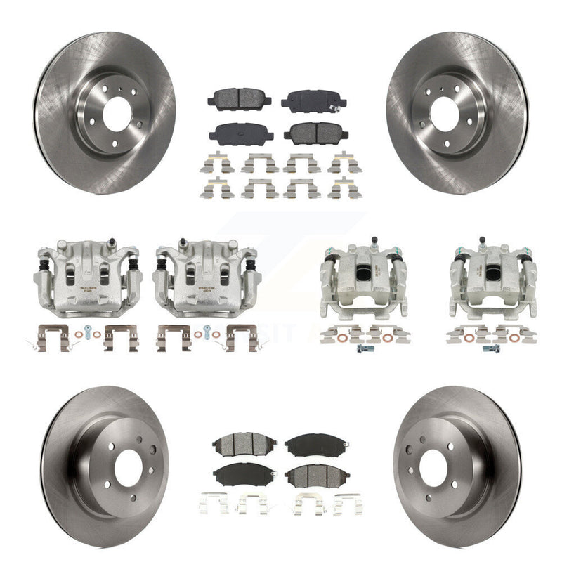 Transit Auto KC8-101233S Disc Brake Kit for 2010-2015 INFINITI Q40, INFINITI QX50, INFINITI EX37 & more - Front and Rear product image