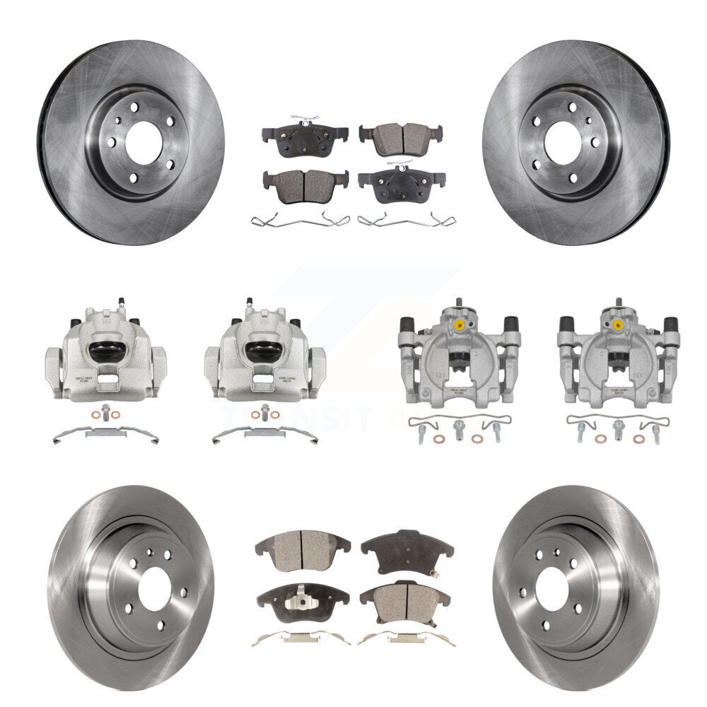 Transit Auto KC8-101234P Disc Brake Kit for 2013-2020 Ford Fusion, Lincoln MKZ - Front and Rear product image