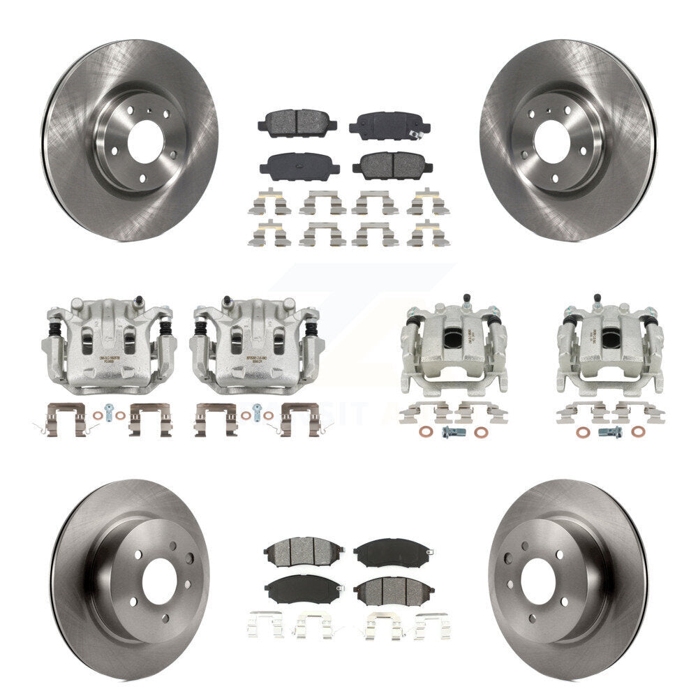 Transit Auto KC8-101234S Disc Brake Kit for 2008-2012 INFINITI EX35 - Front and Rear product image