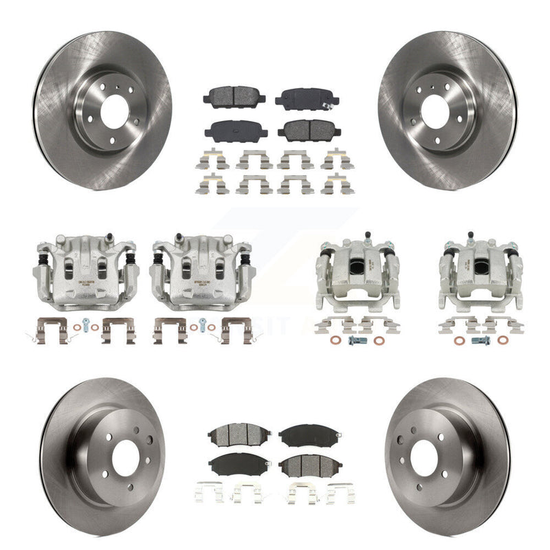 Transit Auto KC8-101234S Disc Brake Kit for 2008-2012 INFINITI EX35 - Front and Rear product image