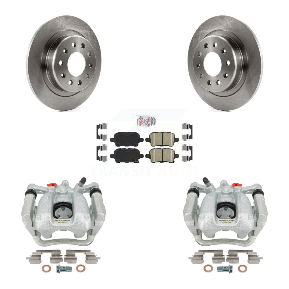 Transit Auto KC8-101236N Disc Brake Kit for 2016-2019 Chevrolet Equinox, GMC Terrain, Chevrolet Malibu - Rear product image