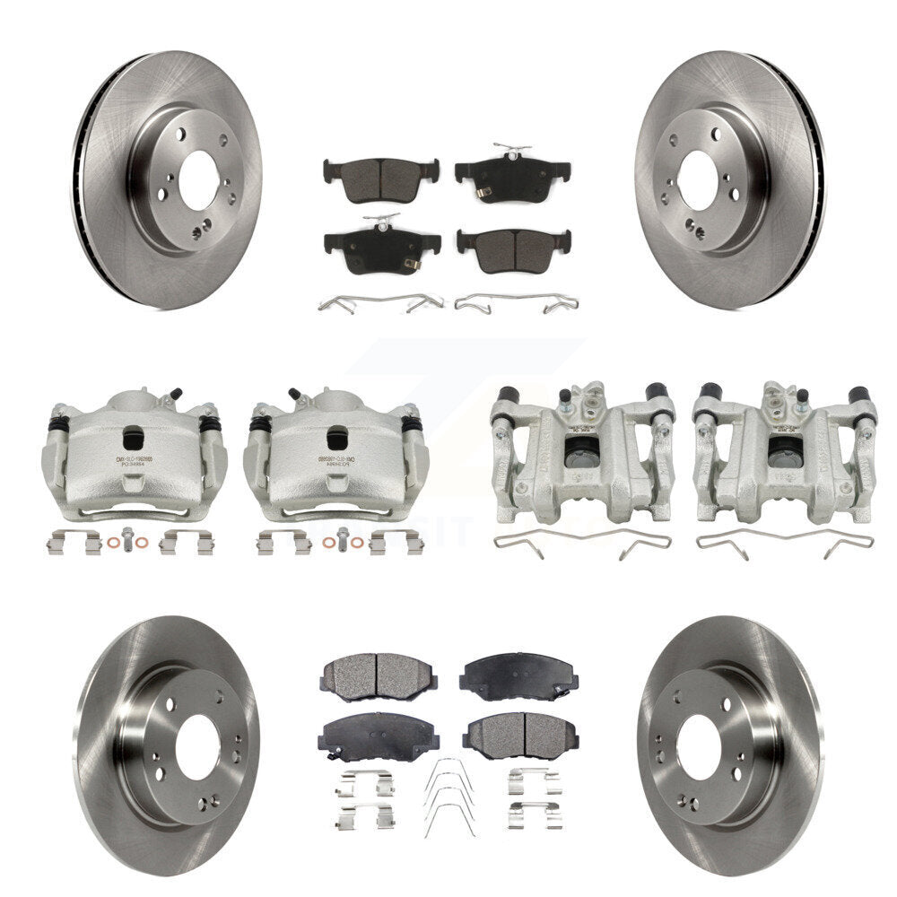 Transit Auto KC8-101236P Disc Brake Kit for 2016-2021 Honda Civic - Front and Rear product image
