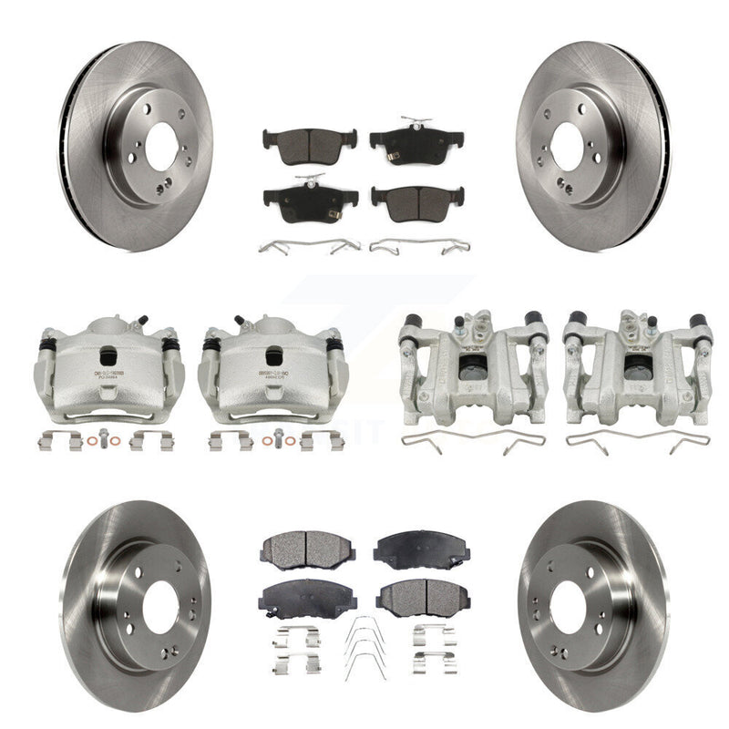Transit Auto KC8-101236P Disc Brake Kit for 2016-2021 Honda Civic - Front and Rear product image