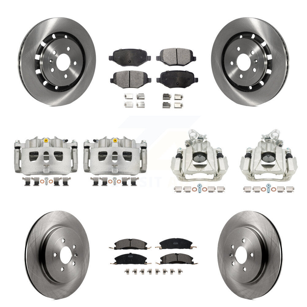 Transit Auto KC8-101237T Disc Brake Kit for 2016 Lincoln MKS - Front and Rear product image