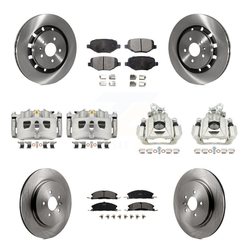 Transit Auto KC8-101237T Disc Brake Kit for 2016 Lincoln MKS - Front and Rear product image