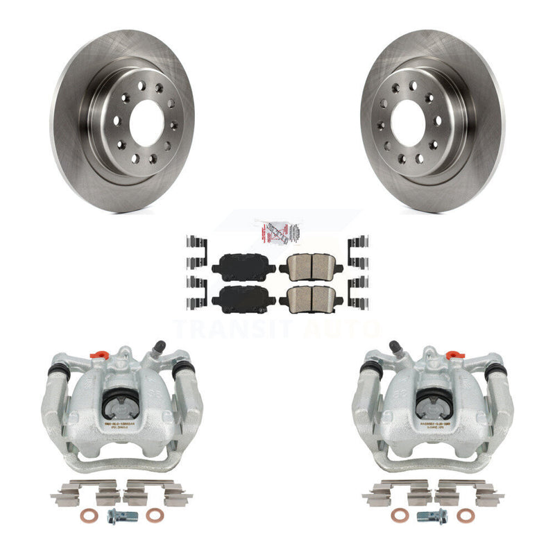 Transit Auto KC8-101238N Disc Brake Kit for 2018-2020 GMC Terrain, Chevrolet Equinox, Chevrolet Malibu - Rear product image