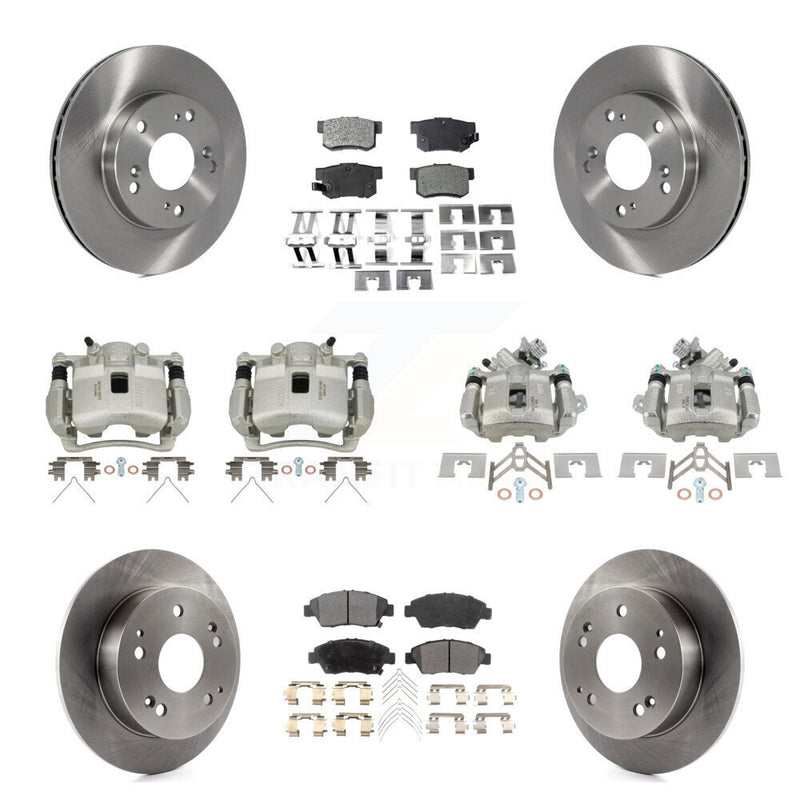 Transit Auto KC8-101238P Disc Brake Kit for 2002-2006 Honda Civic, Acura RSX - Front and Rear product image