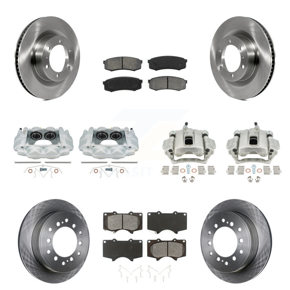 Transit Auto KC8-101238S Disc Brake Kit for 2010-2015 Lexus GX460, Toyota 4Runner - Front and Rear product image