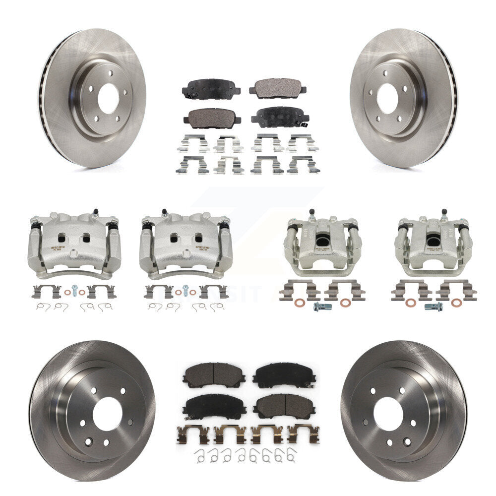 Transit Auto KC8-101238T Disc Brake Kit for 2014-2019 Nissan Rogue - Front and Rear product image