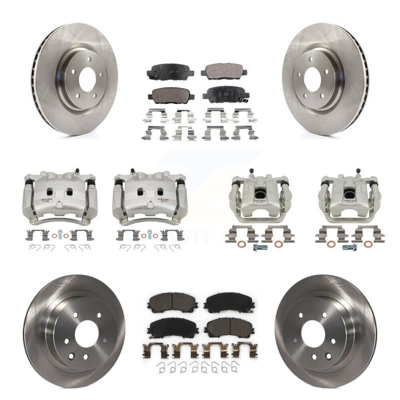 Transit Auto KC8-101238T Disc Brake Kit for 2014-2019 Nissan Rogue - Front and Rear product image