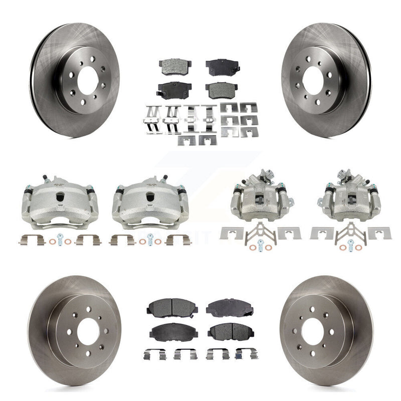 Transit Auto KC8-101239P Disc Brake Kit for 2002-2003 Honda Civic - Front and Rear product image
