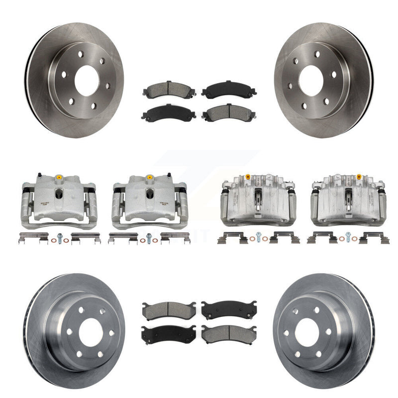 Transit Auto KC8-101239S Disc Brake Kit for 2000-2006 Chevrolet Silverado 1500, Cadillac Escalade, Cadillac Escalade ESV & more - Front and Rear product image