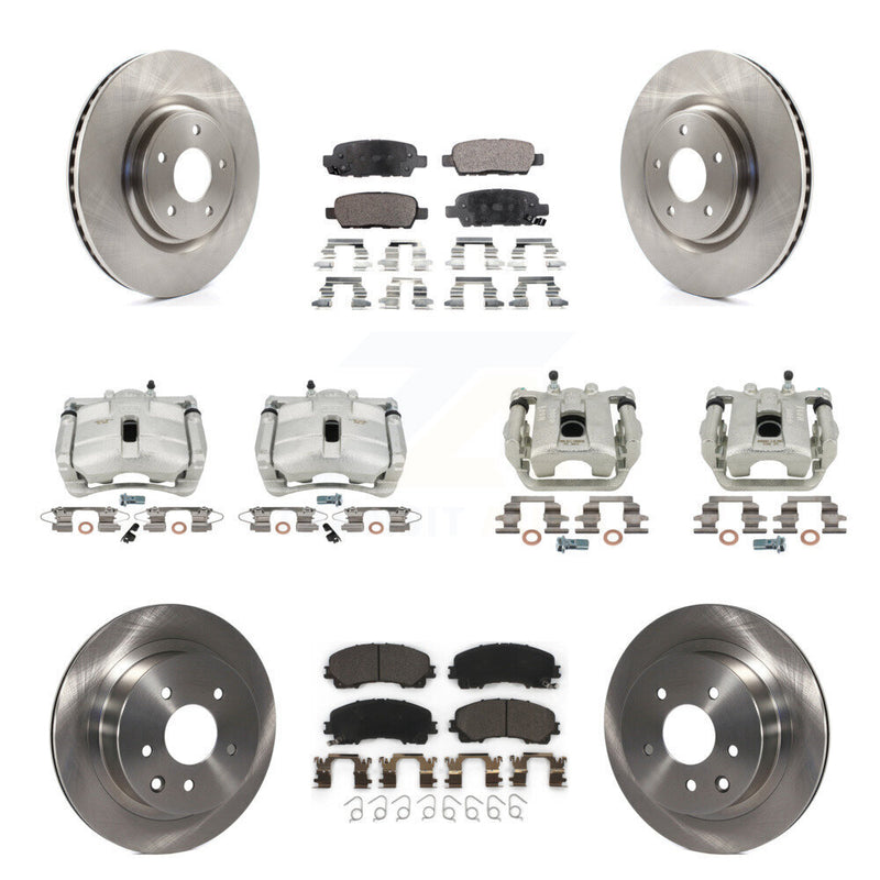 Transit Auto KC8-101239T Disc Brake Kit for 2014-2015 Nissan Rogue - Front and Rear product image