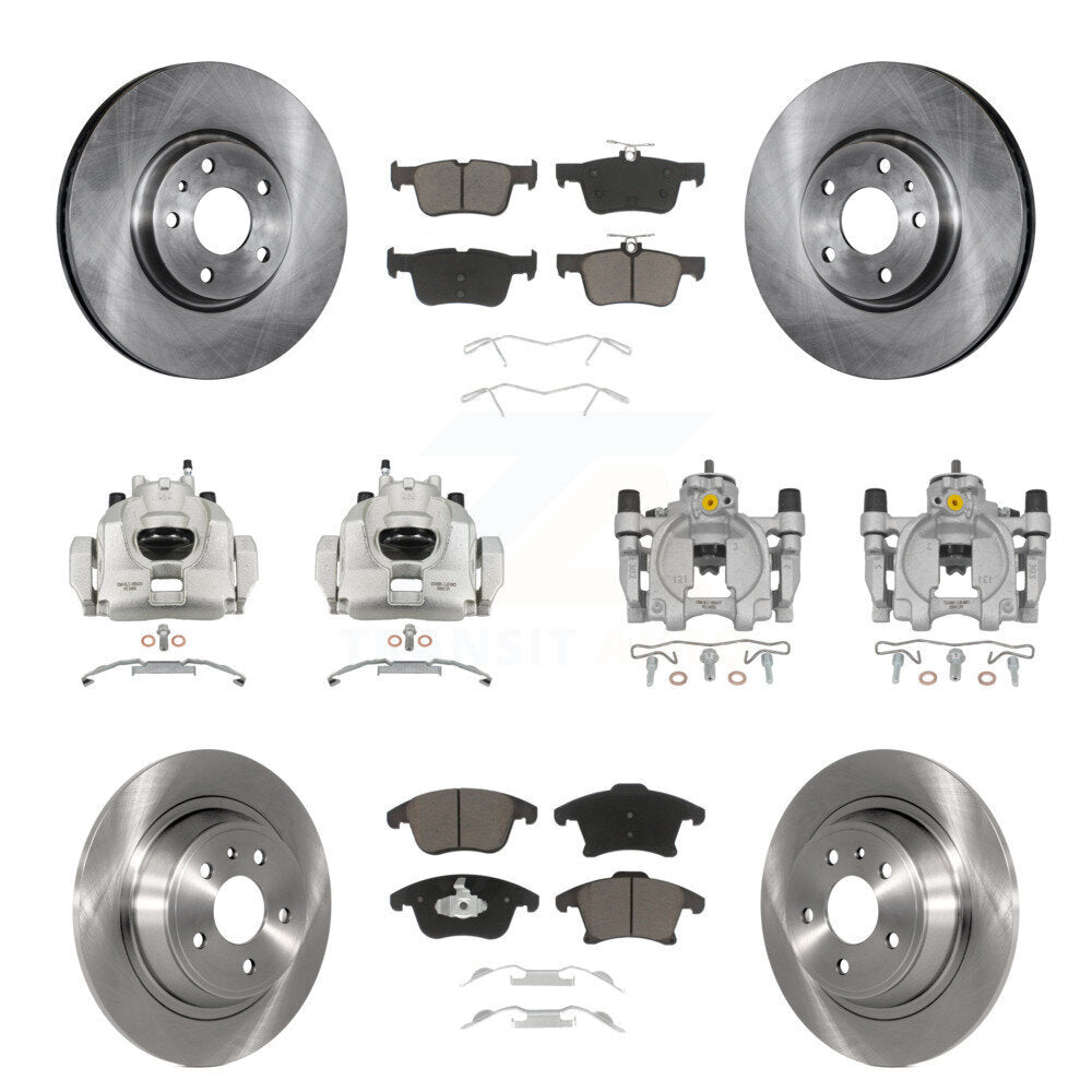 CMX KC8-101240C Disc Brake Kit for 2013-2020 Ford Fusion, Lincoln MKZ - Front and Rear product image