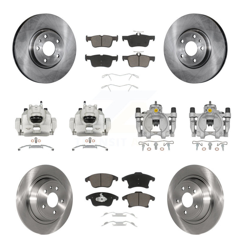CMX KC8-101240C Disc Brake Kit for 2013-2020 Ford Fusion, Lincoln MKZ - Front and Rear product image
