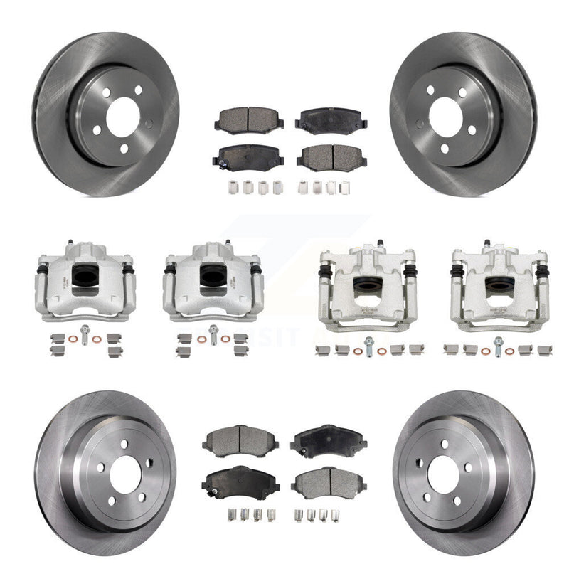 Transit Auto KC8-101240P Disc Brake Kit for 2007-2008 Dodge Nitro - Front and Rear product image