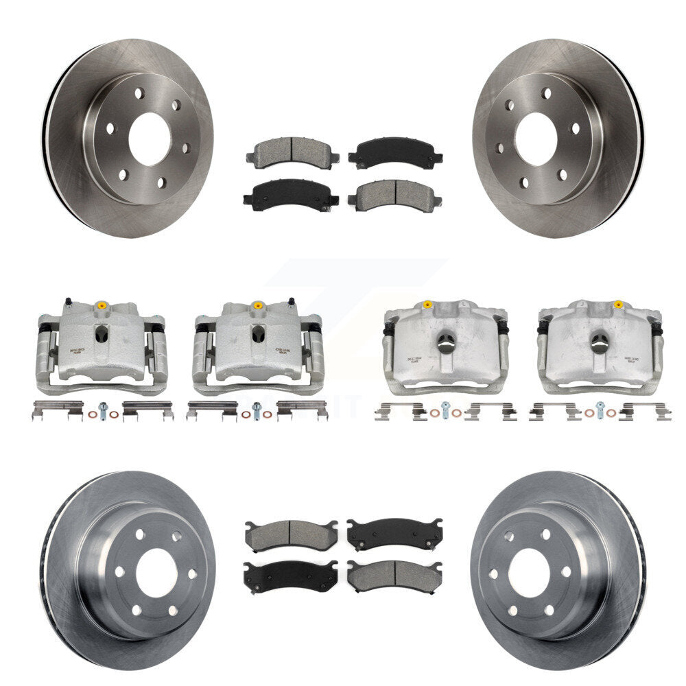 Transit Auto KC8-101240S Disc Brake Kit for 2002-2008 Cadillac Escalade, Chevrolet Avalanche 1500, Chevrolet Express 1500 & more - Front and Rear product image