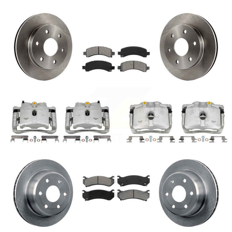 Transit Auto KC8-101240S Disc Brake Kit for 2002-2008 Cadillac Escalade, Chevrolet Avalanche 1500, Chevrolet Express 1500 & more - Front and Rear product image