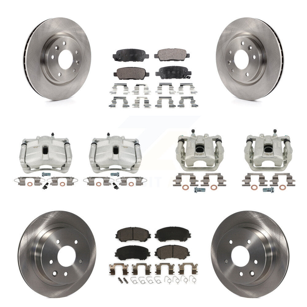 Transit Auto KC8-101240T Disc Brake Kit for 2014-2022 Nissan Rogue, Nissan Rogue Sport - Front and Rear product image