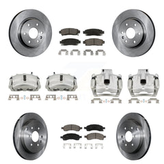 CMX KC8-101242C Disc Brake Kit for 2007-2017 GMC Acadia Limited, Chevrolet Traverse, Buick Enclave & more - Front and Rear product image