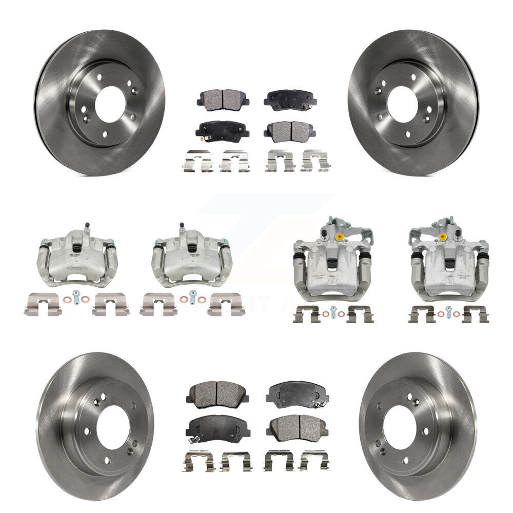 Transit Auto KC8-101243P Disc Brake Kit for 2013-2016 Hyundai Elantra GT, Kia Forte, Kia Forte5 & more - Front and Rear product image