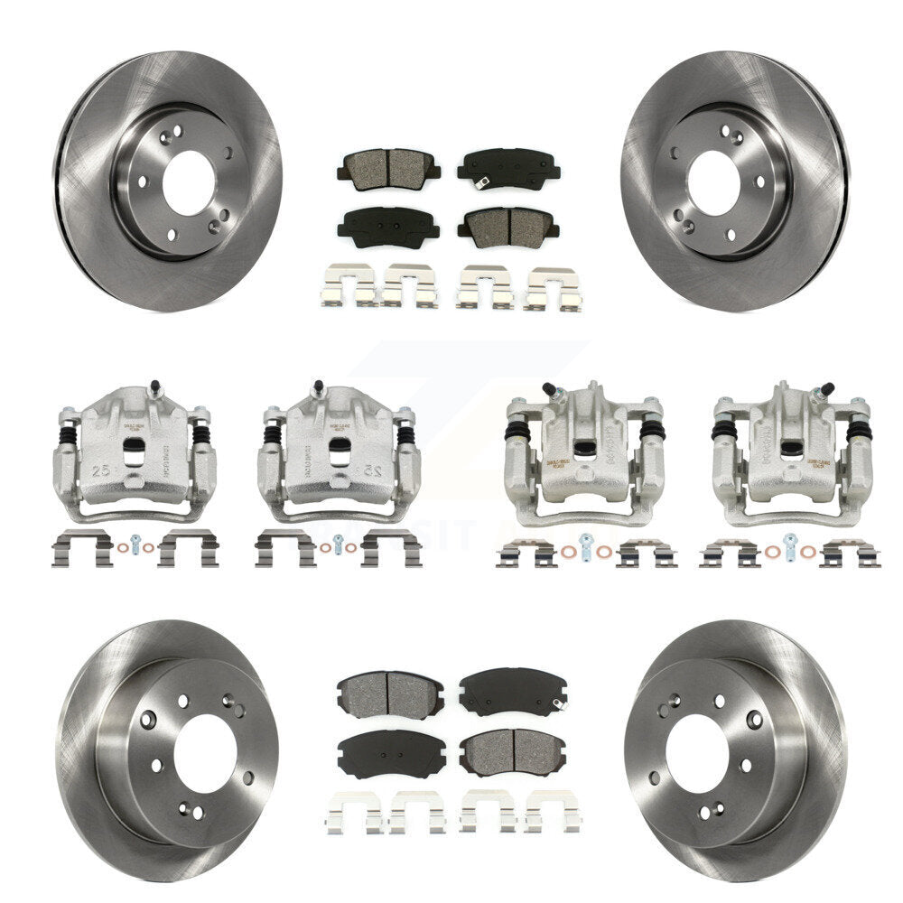 Transit Auto KC8-101244S Disc Brake Kit for 2012-2013 Kia Soul - Front and Rear product image