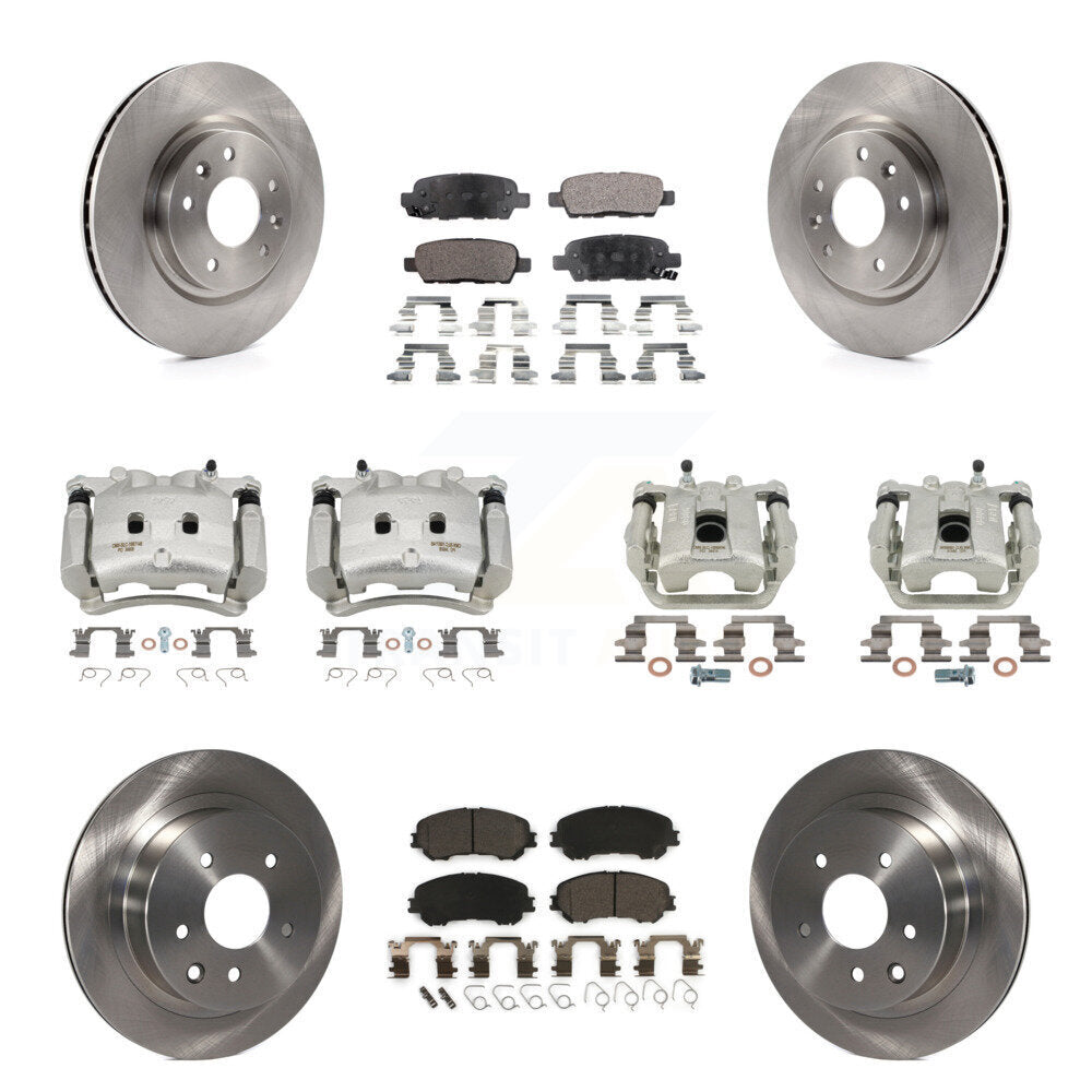 Transit Auto KC8-101244T Disc Brake Kit for 2017 Nissan Rogue - Front and Rear product image