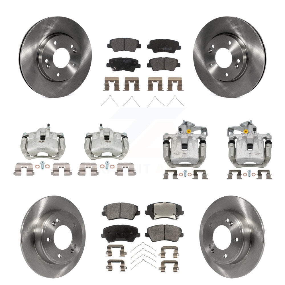 Transit Auto KC8-101247P Disc Brake Kit for 2016-2018 Hyundai Elantra GT, Kia Forte, Kia Forte5 & more - Front and Rear product image