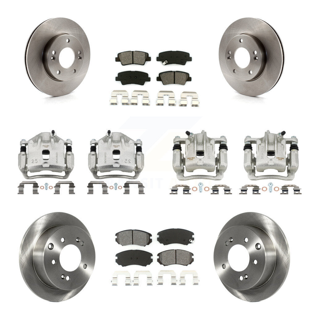 Transit Auto KC8-101247S Disc Brake Kit for 2010-2011 Kia Soul - Front and Rear product image