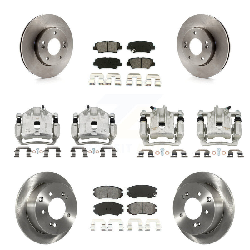 Transit Auto KC8-101247S Disc Brake Kit for 2010-2011 Kia Soul - Front and Rear product image