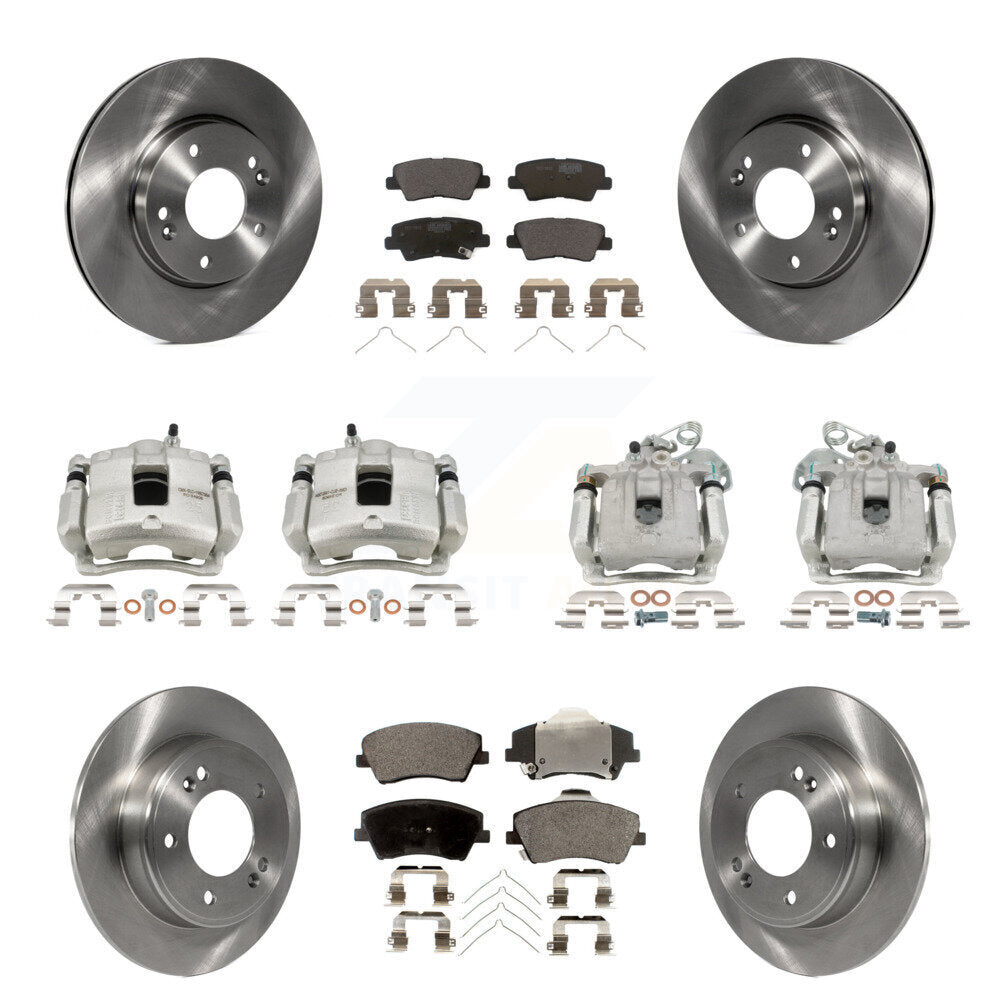 Transit Auto KC8-101247T Disc Brake Kit for 2017-2020 Hyundai Elantra - Front and Rear product image