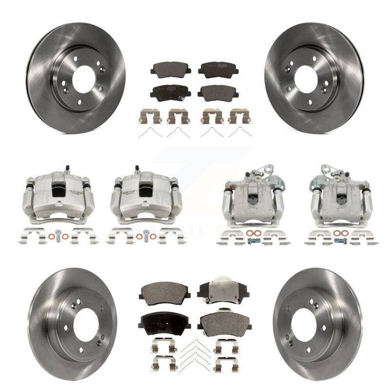 Transit Auto KC8-101247T Disc Brake Kit for 2017-2020 Hyundai Elantra - Front and Rear product image