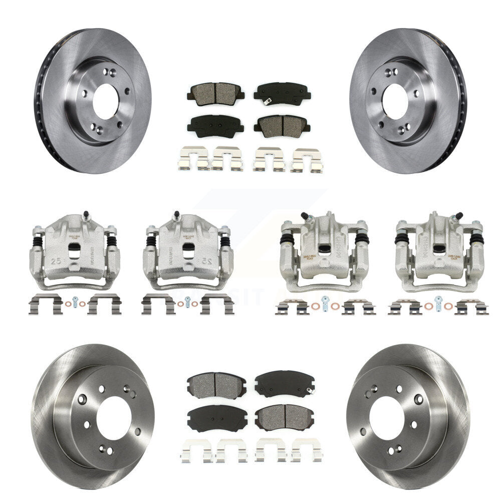 Transit Auto KC8-101248S Disc Brake Kit for 2010-2011 Kia Soul - Front and Rear product image
