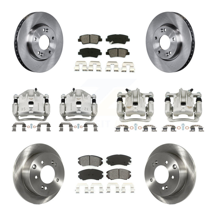 Transit Auto KC8-101248S Disc Brake Kit for 2010-2011 Kia Soul - Front and Rear product image
