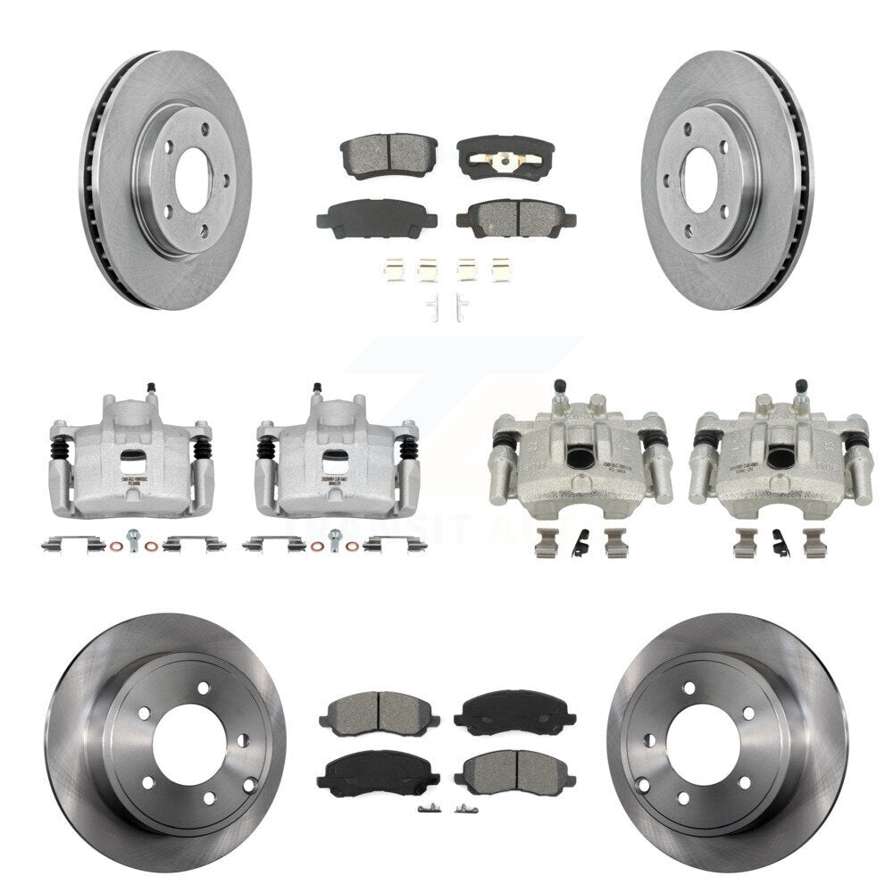 Transit Auto KC8-101249S Disc Brake Kit for 2008-2016 Mitsubishi Lancer - Front and Rear product image