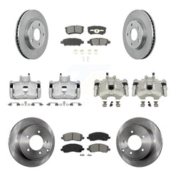 Transit Auto KC8-101249S Disc Brake Kit for 2008-2016 Mitsubishi Lancer - Front and Rear product image