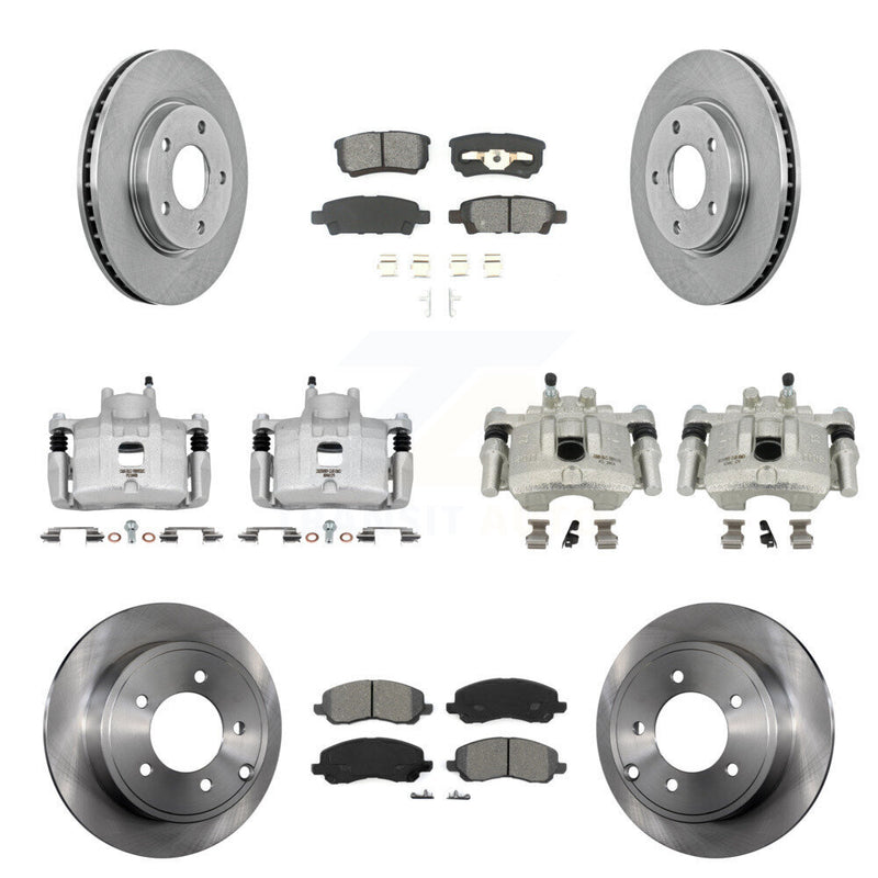 Transit Auto KC8-101249S Disc Brake Kit for 2008-2016 Mitsubishi Lancer - Front and Rear product image