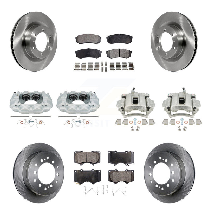 Transit Auto KC8-101252P Disc Brake Kit for 2010-2015 Lexus GX460, Toyota 4Runner - Front and Rear product image