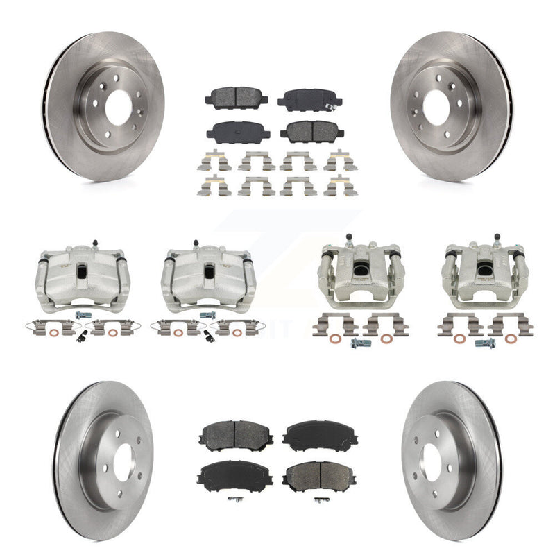 Transit Auto KC8-101254S Disc Brake Kit for 2019 Nissan Rogue Sport - Front and Rear product image