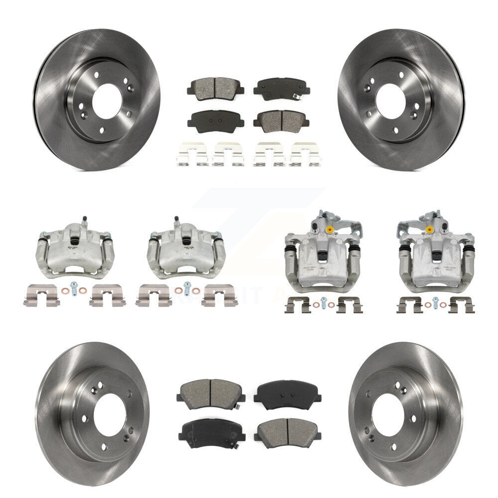 Transit Auto KC8-101255S Disc Brake Kit for 2013-2016 Hyundai Elantra GT, Kia Forte, Kia Forte5 & more - Front and Rear product image