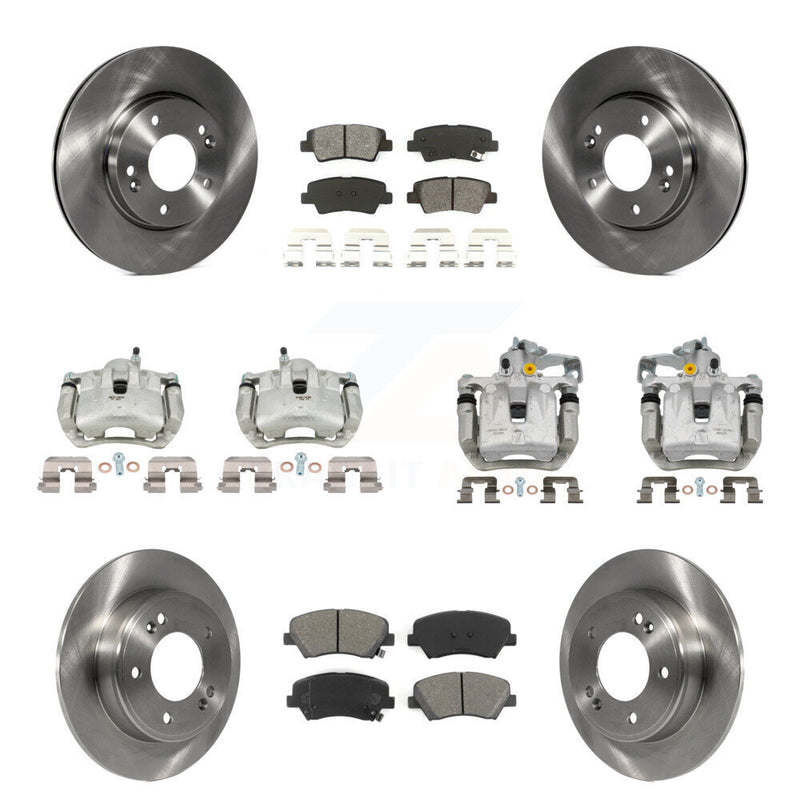 Transit Auto KC8-101255S Disc Brake Kit for 2013-2016 Hyundai Elantra GT, Kia Forte, Kia Forte5 & more - Front and Rear product image