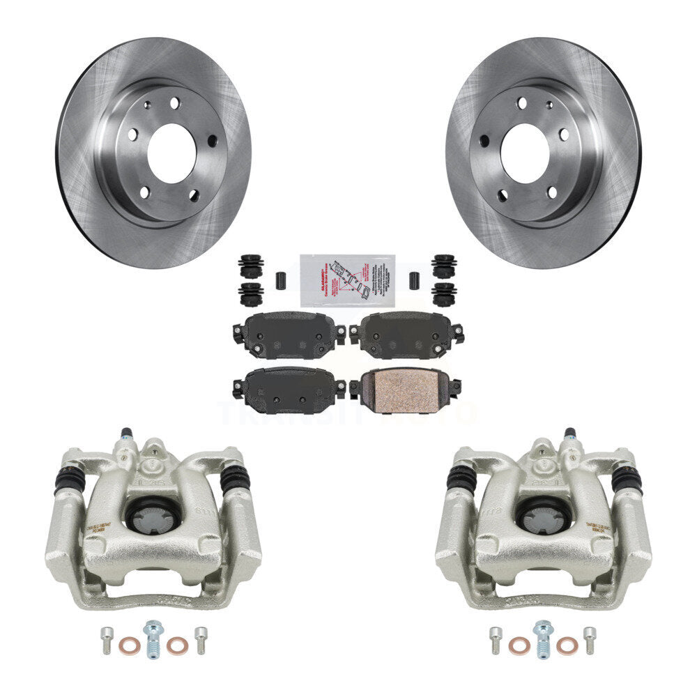 Transit Auto KC8-101256N Disc Brake Kit for 2017-2018 Mazda 3, Mazda 3 Sport - Rear product image