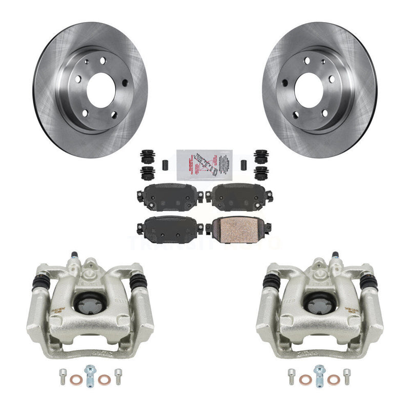 Transit Auto KC8-101256N Disc Brake Kit for 2017-2018 Mazda 3, Mazda 3 Sport - Rear product image