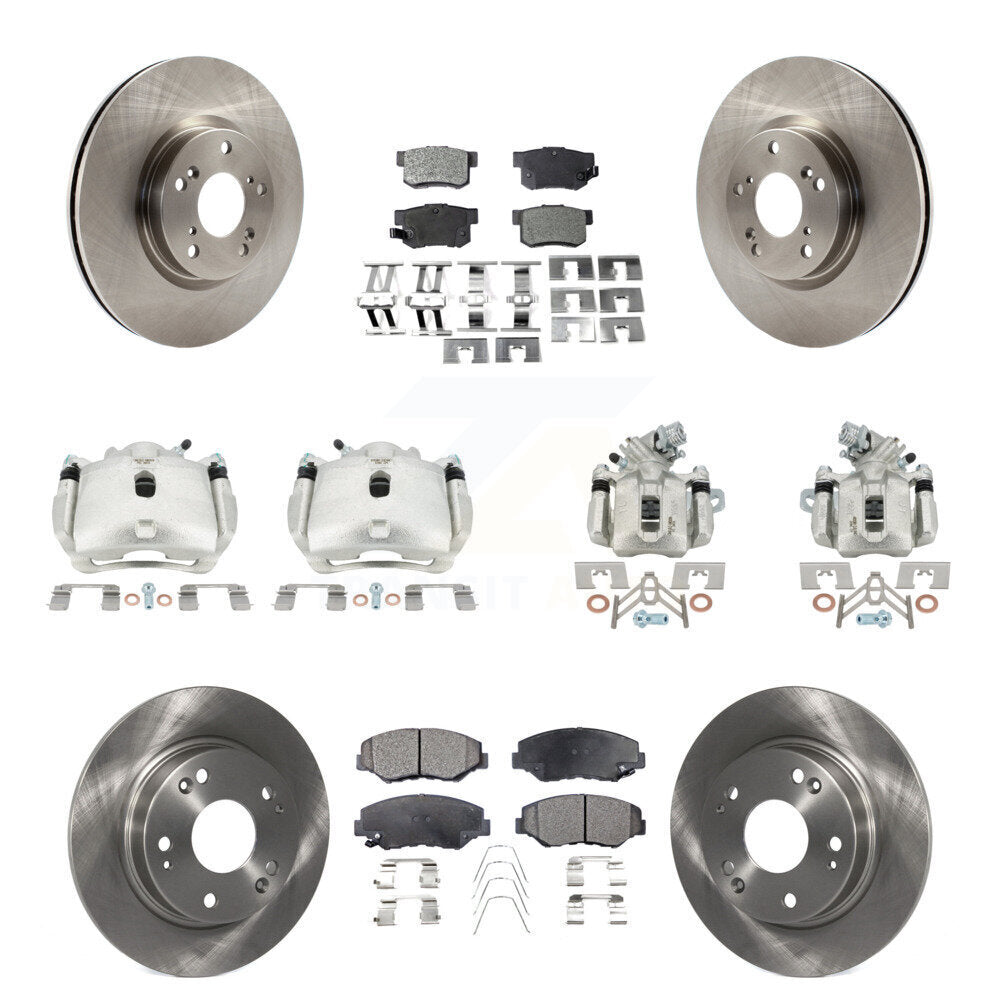 Transit Auto KC8-101256P Disc Brake Kit for 2012-2015 Acura ILX, Honda Civic - Front and Rear product image