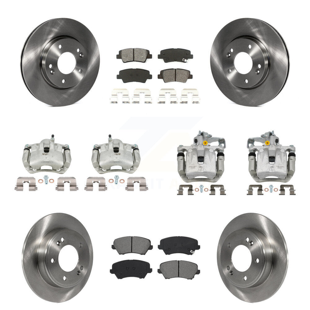 Transit Auto KC8-101257S Disc Brake Kit for 2016-2017 Kia Forte Koup, Hyundai Elantra GT - Front and Rear product image